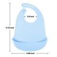 thumbnail image 2 of 4Pcs Cute Silicone Baby Bibs for Babies & Toddlers Waterproof, Soft,BPA Free (10-72 Months,Unisex), 2 of 7