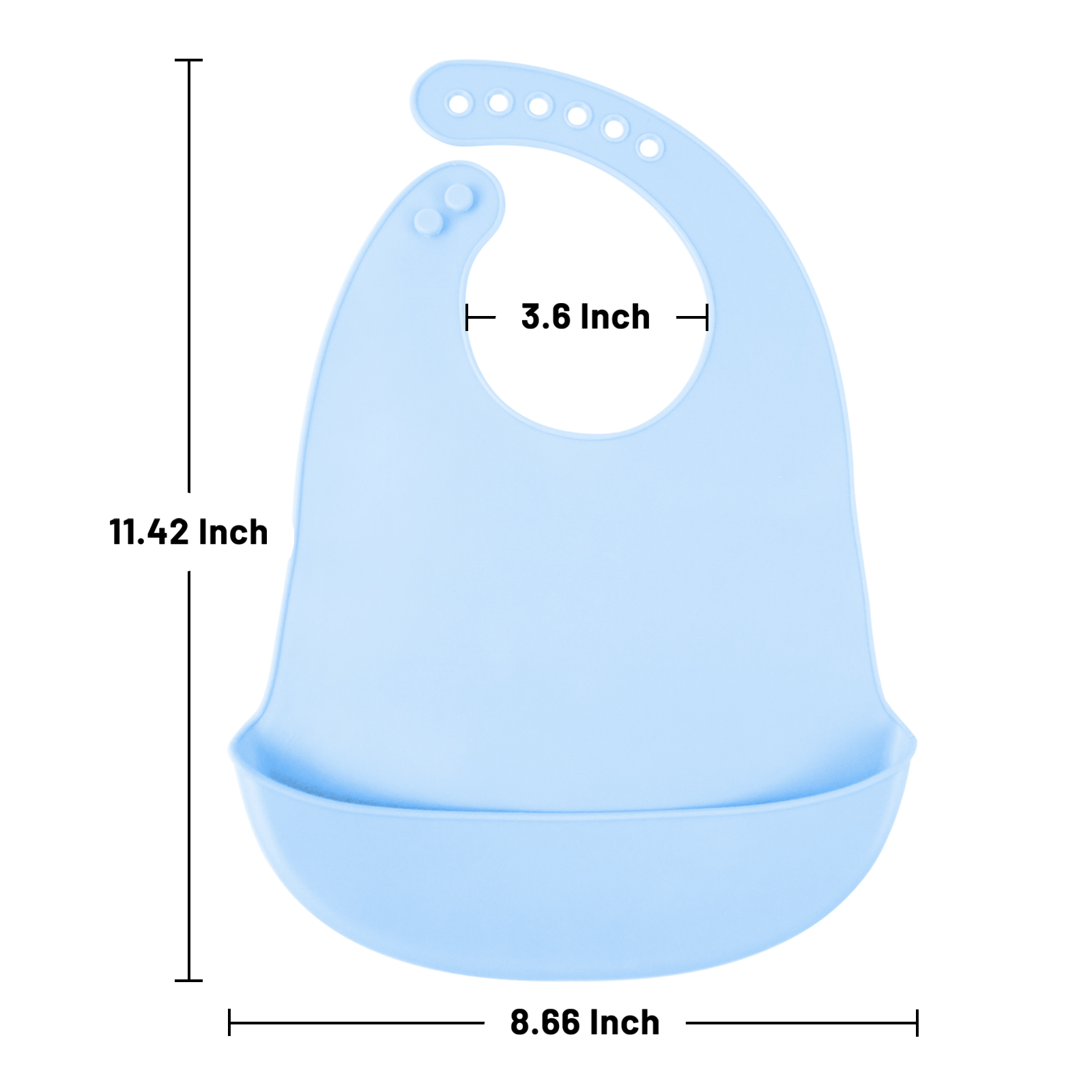 MoHern Silicone Baby Bibs, 4-Pack Waterproof Feeding Bibs photo 2