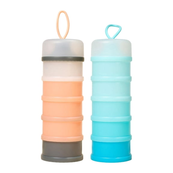 jicheng 2 Pieces Protein Powder Containers Formula Containers for Office Sports Home