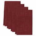 thumbnail image 2 of Vintage Dark Red Kitchen Towels Set of 4, Farmhouse Retro Solid Color Linen Texture Absorbent Dish Towels for Kitchen, Microfiber Hand Towel, Quick Drying Tea Towel for Cleaning Decorative Dishcloths, 2 of 7