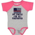 thumbnail image 3 of Inktastic Firefighter Uncle Fireman Nephew Boys or Girls Baby Bodysuit, 3 of 5