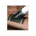 thumbnail image 2 of Fernco PTST-4 Flexible PVC Tap Saddle for Lateral Sewer Municipal Main Line Connections, 2 of 3