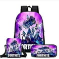 thumbnail image 1 of Fortnite Fortnite Backpack Large Capacity Three-piece Set Peripheral Backpack Student School Bag, 1 of 5