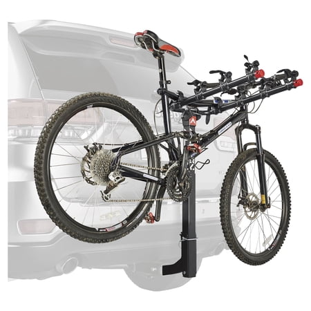ALLEN SPORTS DELUXE 4-BICYCLE HITCH MOUNTED BIKE RACK CARRIER, MODEL 542RR, BLACK