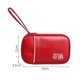 thumbnail image 2 of Organizador de cables de viaje, bolsa para accesorios electrónicos, para cables, cargadores, teléfonos, auriculares, rojo vino, 19 x 3,5 x 12 pulgadas, 2 of 5