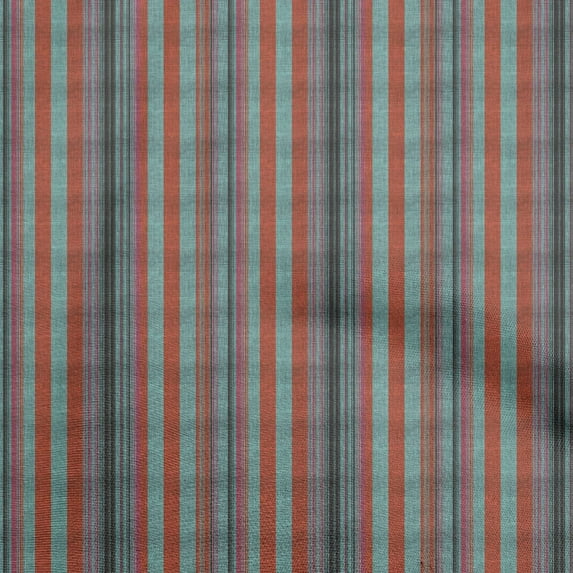 oneOone Cotton Cambric Red Fabric Block Quilting Supplies Print Sewing Fabric By The Yard 56 Inch Wide-WH