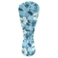 thumbnail image 2 of Pzuqiu Hibiscus Flower Blue Golf Club Head Covers Premium Leather Headcovers Stylish Funny Driver Covers Easy to Wear Protect Against Scratches and Damage Fit Most Clubs, 2 of 8