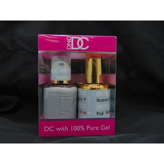 DND - DC Duo Soak off Gel & Matching nail polish, #097 - Summer Fuji