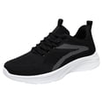 thumbnail image 2 of NexTorq Womens Orthopedic Bowling Shoes，Comfortable Wide Width Mesh Breathable Lightweight Athletic Slip on Sneakers Black 36, 2 of 9
