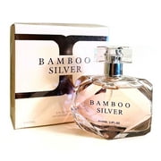 Bamboo Silver Perfume - 100ml/3.4 Fl Oz Eau De Parfum Vaporisateur Spray - Long Lasting Bergamot, Orange Blossom, Casablanca Lily, Ylang-Ylang, Tahitian Vanilla, Amber, Sandalwood