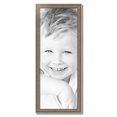 thumbnail image 2 of ArtToFrames 13" x 34" Aged White Gold Picture Frame, 13x34 inch Silver Wood Poster Frame (WOM-2036),  Pack, 2 of 7
