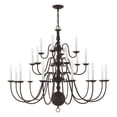 thumbnail image 6 of Livex Lighting Williamsburgh Chandelier in Bronze, 6 of 9