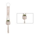 thumbnail image 2 of Toystoory Macramé hecho a mano para plantas, colgador de flores/macetas para decoración de pared, 1 ud. Jardín y Patio No.31, 2 of 6