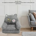 thumbnail image 2 of <p>Toddler Armrest Chair Bed, Grey Baby Sofa Soft And Comfortable  For Napping</p>, 2 of 7
