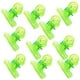 thumbnail image 4 of Vogacara 10 Uds. De pinzas para pinzar uñas de plástico acrílico con curva en C, pinzas portátiles para uñas, herramientas en forma de extensión de Juegos de manicura Verde Vogacara CE000398-03, 4 of 8