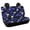 Blue Rose Skull Theme, variant on Psesaysky Burning Flame Rear Bench Seat Covers, 2 Piece Stretchy Universal Back Seat Covers for Cars and Vans, Durable Bottom Cushion Protectors