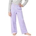 thumbnail image 2 of Dsjonao Girls Striped Pants Wide Leg Colorful Trousers with Pockets Elastic Waisted Soft Lounge Bottoms For Kids Casual Daily Wear 4-16Y, 2 of 7