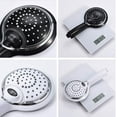 thumbnail image 4 of Automatic Led Shower Head 3 Colors Led Change Temperature Display Gradual Changing Water Glow Bathroom Pressurized,Chrome,Black,M, 4 of 6