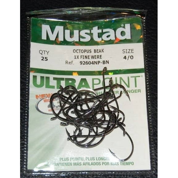 Mustad Beak/Octopus Hook Fine Wire