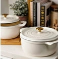 thumbnail image 2 of Tramontina Cast Iron Dutch Ovens, 3.5 Quart, 5.5 Quart (White), 2 of 3