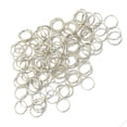 thumbnail image 1 of Llavero de Hierro Plateado Soledad 6x 200 Piezas Anillos Partidos 8mm, 1 of 6