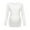 White, variant on Womens Maternity Long Sleeve Tshirt Classic Side Ruched Tee Top Mama Pregnancy Clothes Wine S