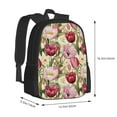 thumbnail image 2 of Balery Tulips Flowers Backpack for Men and Women - Durable 600D Oxford Cloth -Large Capacity, Water-Resistant School, Travel, and Hiking Bag, 2 of 9