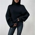thumbnail image 2 of uikmnh Fall Sweaters Ribbed Knit Sweater Pullover Long Sleeve Textured Yarn Soft Comfortable Casual Winter Fall Fashion Cute Sweaters Size:M, 2 of 4