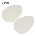 thumbnail image 3 of Uxcell 5 Pairs Non-Skid Shoe Pads 3.5"x2.6" No Slip Shoe Grip Stick Sole Protector Rubber Cushion White, 3 of 7