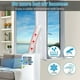 thumbnail image 3 of Burlete de ventana de aire acondicionado 400 cm, telas burletes de aire acondicionado móviles para ventanas, sello de ventana de aire acondicionado, accesorio de aire acondicionado móvil para aire, 3 of 5