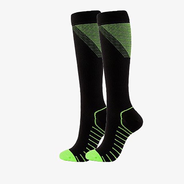 Aqestyerly Unisex Compression Yoga Socks Fitness Exercise Pressure Socks Massage Rope Yoga Leg Socks Running Sports Protective Muscle Compression Socks