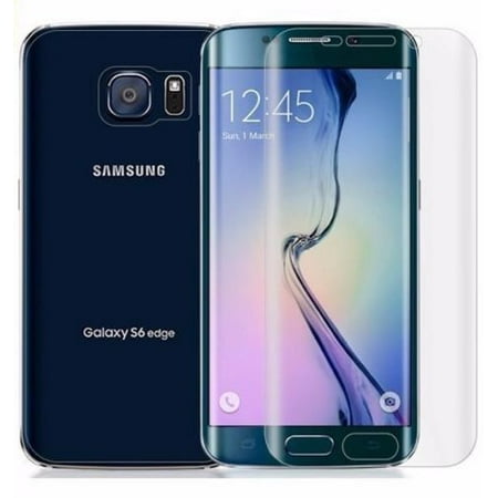 For Samsung Galaxy S6 Edge+ Plus - SuperGuardZ FULL BODY [Front Curved PET Film + Rear Tempered Glass Cover] Screen Protector [Edge-To-Edge