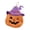 A002- Color B, variant on Halloween Pumpkin Decor Hand Towel with Hanging Loop 8 Inch Fall Halloween Decor Cute Halloween Decor for Bathroom Kitchen, 1 Pack