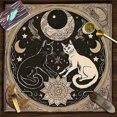 thumbnail image 6 of Tarots Tablecloth Multifunction Divinations Table Cloth Tarot Reading Mat Board Game Oracles Card Pad Tarots Support Mat, 6 of 9
