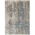 thumbnail image 1 of Isla Grey/Blue Polypropylene Rug 5'3" x 7'3", 1 of 7