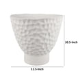 thumbnail image 5 of Maceta Decorativa en Forma de Cuenco con Acabado Martillado de Cerámica, 5 of 5