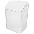 thumbnail image 3 of Hanging Plastic Trash Can Cupboard Door Trash Bin Transparent Waste Container, 3 of 9