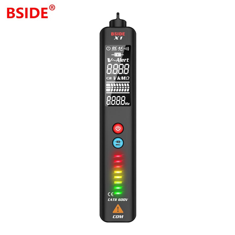 BSIDE X1 Smart Digital Voltage Detector Live Wire Tester Voltmeter Multimeter 