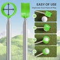 thumbnail image 4 of Golf Ball Retriever Telescopic Pick up Scoop Ball Retriever 9.5 12 15 FT, Golf Ball Retriever Picker Stainless Steel Shaft Retracted Length with Locking Scoop Gift Box, 4 of 13