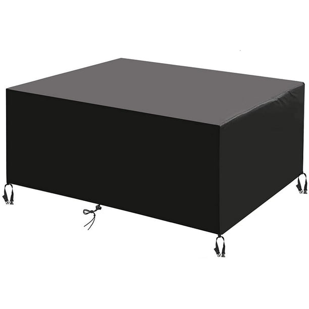 Cubierta para muebles - Cubierta para muebles de patio al aire libre - Juego de sillas y mesa de comedor cuadrada para patio Juego de cubiertas para muebles de exterior a prueba de agua