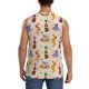 thumbnail image 4 of Balery Dogs In Different Poses Camisetas sin mangas para hombre, absorbe la humedad y protege contra el mal olor.-3X-Large, 4 of 7