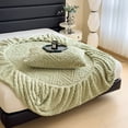 thumbnail image 2 of Embossed Quilted Fitted Sheet, Soft Boho Solid Color Bedding,No Pillowcases, 2 of 6