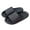 Black, variant on Cloud Slide Sandals for Women Men Comfort Recovery Pillow Slippers Soft Summer Beach Shoes