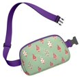 thumbnail image 3 of Green Christmas Tree Pattern Cute Fanny Packs for Women,Travel Waterproof Crossbody Fanny Bags Waist Purse for Women Anti Theft Adjustable Strap for Running Travel Cycling, 3 of 6