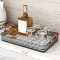 thumbnail image 2 of <p>Tea Serving Tray, Tea Cup Storage Table Tray Build In Drainage Dry Wet Separation  For Kitchen</p>, 2 of 7