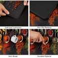 thumbnail image 5 of Spicy Art Kitchen Rugs Set of 2, Spices Artistic and Colorful Kitchen Floor Rug Mats Farmhouse&nbsp;Waterproof Non-Slip Standing Mat Runner Carpet for Kitchen Home (17.3" x 28" + 17.3" x 47"), 5 of 6