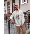 thumbnail image 2 of Mechanical Heart Sketch Hoodie Men -Image by Shutterstock, Male 4X-Large, 2 of 4