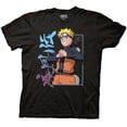 thumbnail image 4 of Naruto Shippuden Naruto Kanji Frame Adult T-Shirt Small Black, 4 of 5