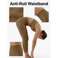 thumbnail image 4 of Women's High Waisted Yoga Leggings, Buttercore Ruched V-Back Tummy Control Workout Pants, 4 of 9