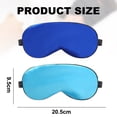 thumbnail image 2 of Máscara de seda de imitación, sombreado de doble cara, protección para los ojos, antifaz para dormir, máscara con hebilla ajustable MFZFUKR BST3020527-2, 2 of 5